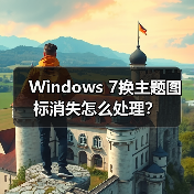 Windows 7换主题图标消失怎么处理？（图4）