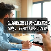 生物医药融资总额暴涨5成：行业热度何以逆势攀升？（图1）