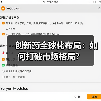 创新药全球化布局:如何打破市场格局?(图1) 创新药全球化布局:如何打破市场格局?(图1)