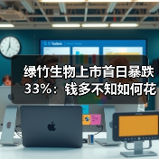 绿竹生物上市首日暴跌33%：钱多不知如何花 理财投资引质疑（图4）