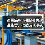 迈百瑞IPO招股书失误遭监管,信披漏洞暴露(图4) 迈百瑞IPO招股书失误遭监管,信披漏洞暴露(图4)