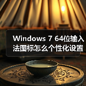 Windows 7 64位输入法图标怎么个性化设置?实用教程(图1) Windows 7 64位输入法图标怎么个性化设置?实用教程(图1)