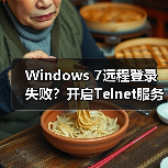 Windows 7远程登录失败?开启Telnet服务解决方法(图2) Windows 7远程登录失败?开启Telnet服务解决方法(图2)
