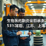 生物医药融资金额暴涨53%背后,江苏、上海为何成热门区域?(图4) 生物医药融资金额暴涨53%背后,江苏、上海为何成热门区域?(图4)