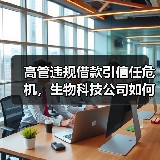 高管违规借款引信任危机，生物科技公司如何破局？（图3）