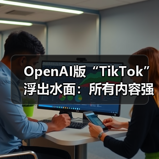 OpenAI版“TikTok”浮出水面:所有内容强制AI生(图2) OpenAI版“TikTok”浮出水面:所有内容强制AI生(图2)