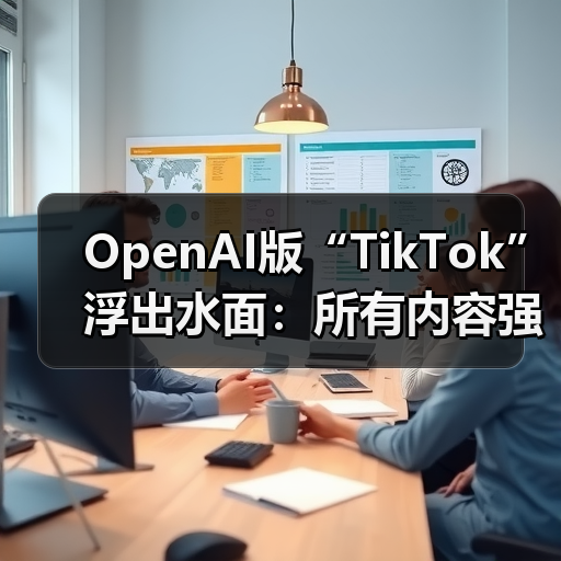 OpenAI版“TikTok”浮出水面:所有内容强制AI生(图4) OpenAI版“TikTok”浮出水面:所有内容强制AI生(图4)