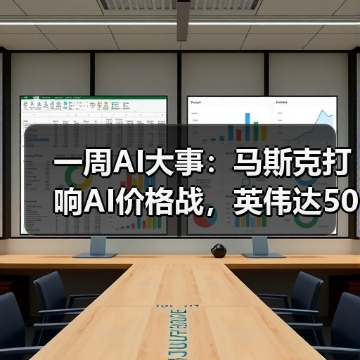 一周AI大事：马斯克打响AI价格战，英伟达50亿（图1）
