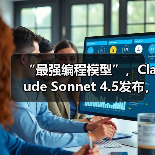 “最强编程模型”,Claude Sonnet 4.5发布,能(图1) “最强编程模型”,Claude Sonnet 4.5发布,能(图1)