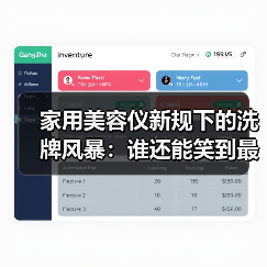 家用美容仪新规下的洗牌风暴:谁还能笑到最后?(图1) 家用美容仪新规下的洗牌风暴:谁还能笑到最后?(图1)