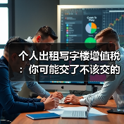 个人出租写字楼增值税:你可能交了不该交的税?(图1) 个人出租写字楼增值税:你可能交了不该交的税?(图1)