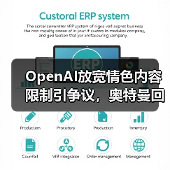 OpenAI放宽情色内容限制引争议，奥特曼回应