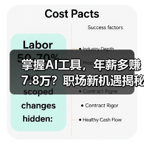 掌握AI工具，年薪多赚7.8万？职场新机遇揭秘（图1）