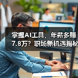掌握AI工具，年薪多赚7.8万？职场新机遇揭秘（图2）
