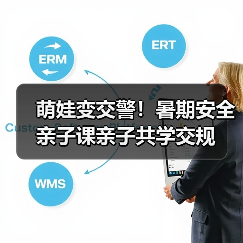 萌娃变交警！暑期安全亲子课亲子共学交规（图1）
