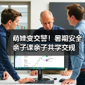 萌娃变交警！暑期安全亲子课亲子共学交规（图3）