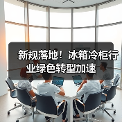 新规落地!冰箱冷柜行业绿色转型加速(图1) 新规落地!冰箱冷柜行业绿色转型加速(图1)