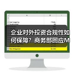 企业对外投资合规性如何保障？商务部回应Meta收购Manus（图1）
