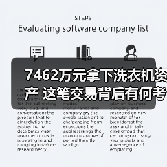 7462万元拿下洗衣机资产 这笔交易背后有何考量?(图4) 7462万元拿下洗衣机资产 这笔交易背后有何考量?(图4)